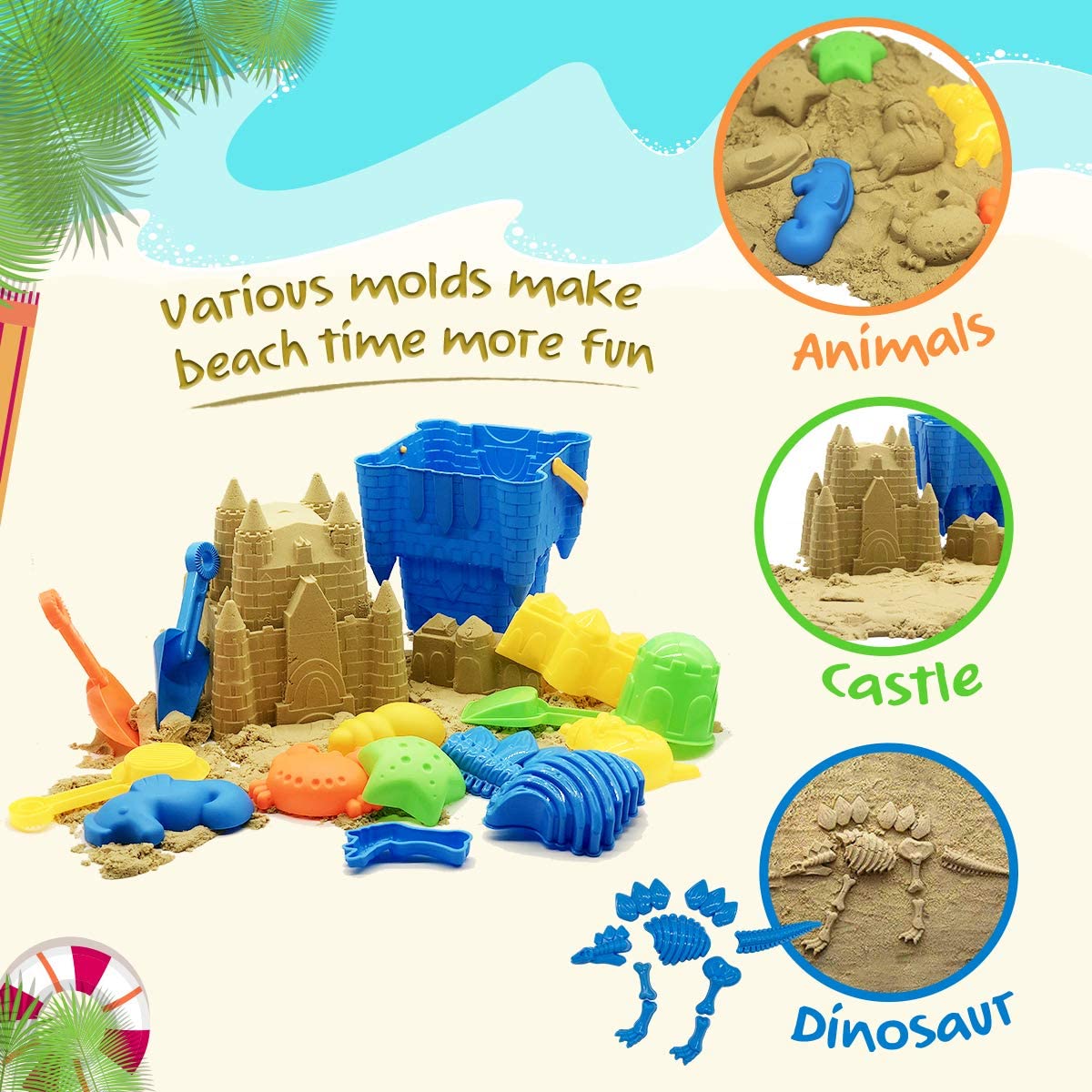 亚马逊产品图片拍摄设计精修A+视频制作 沙滩玩具